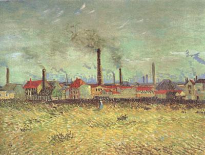 Vincent Van Gogh Factories at Asnieres Seen from the Quai de Clichy (nn04) Germany oil painting art